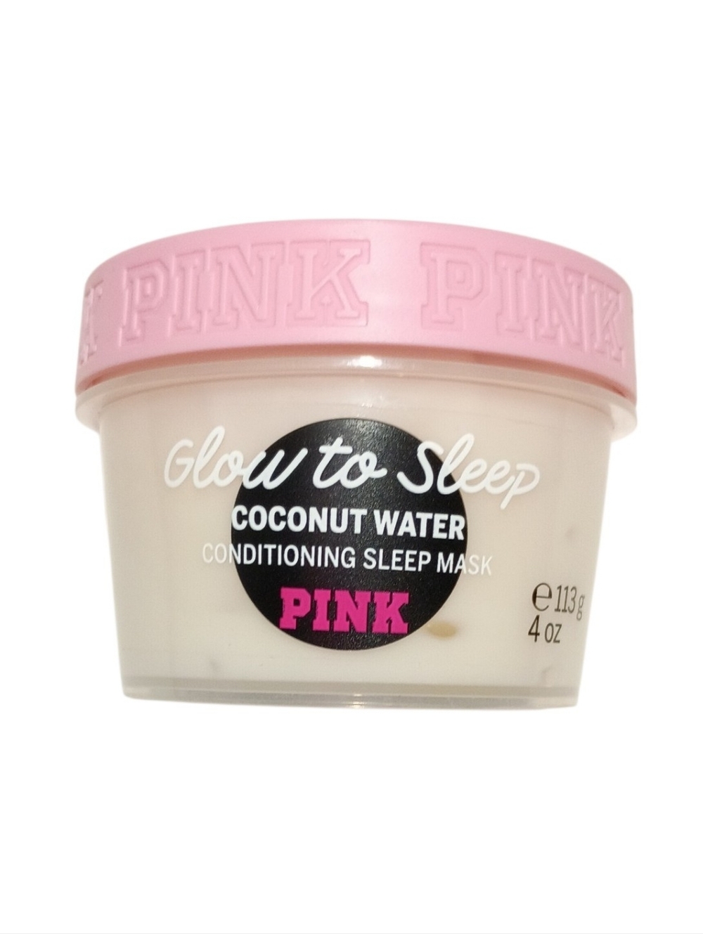 VS PINK Limited Edition Glow To Sleep Coconut Water Conditioning Mask 4 Oz NEW